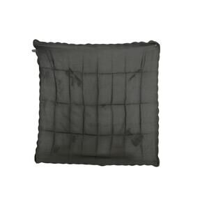 Black Sheer Square Scarf 24x24 Lightweight Chiffon Neck Hair Wrap Bandana